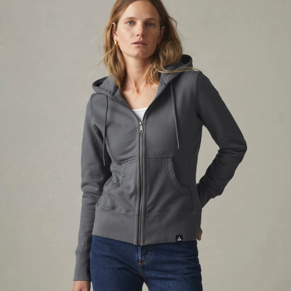American Giant Classic Full Zip in Iron